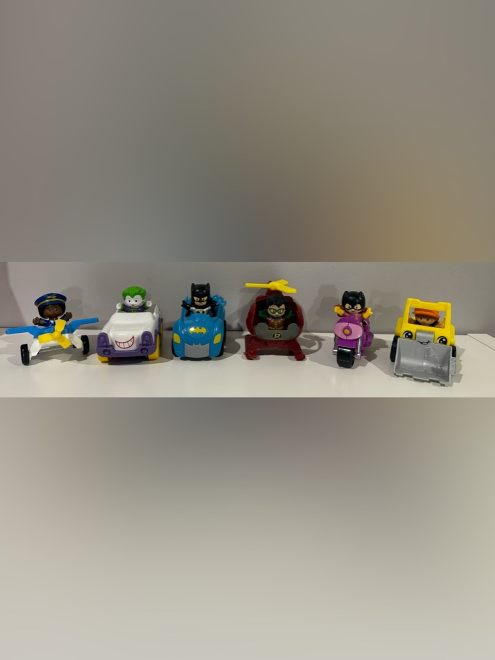 Batman & Robin Kids Superhero Vehicles - Blue & Red